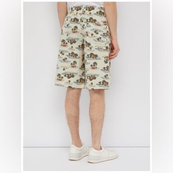 New Authentic Bottega Veneta Tropical Print Men's Swim Shorts size 48 - Picture 7 of 11